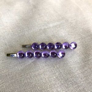 90s/00s purple bobby pins 🌈